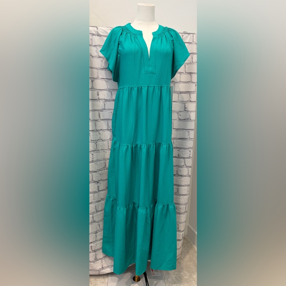 Calvin Klein:12 Women Emerald Green Dress Pockets